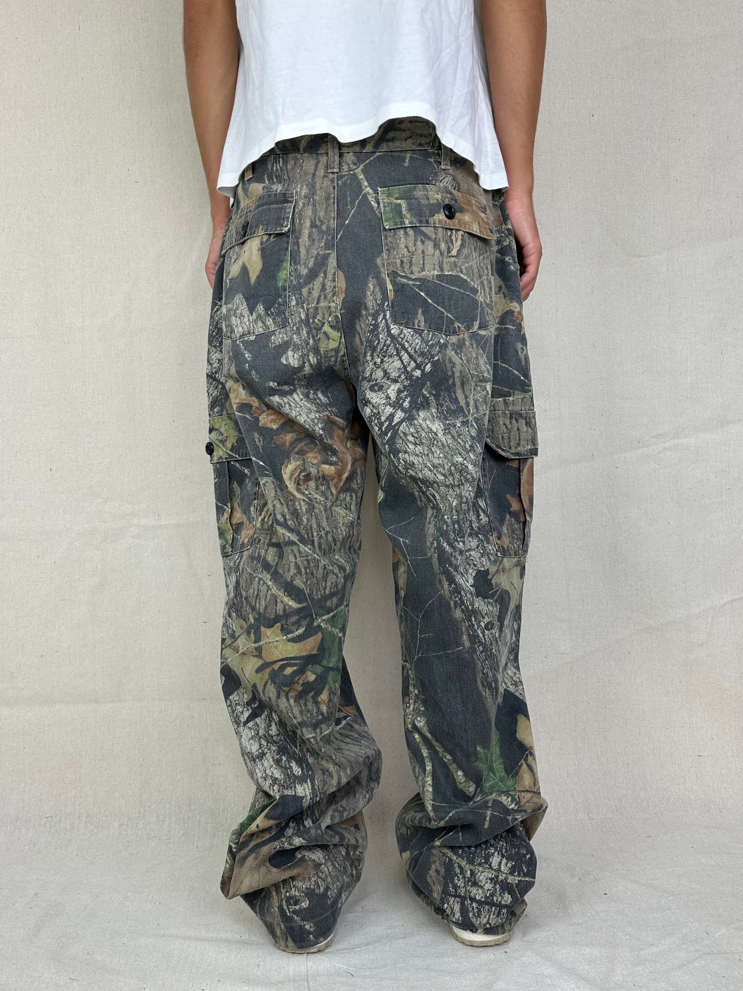 90's Realtree Camo Vintage Cargo Pants Size 36x33