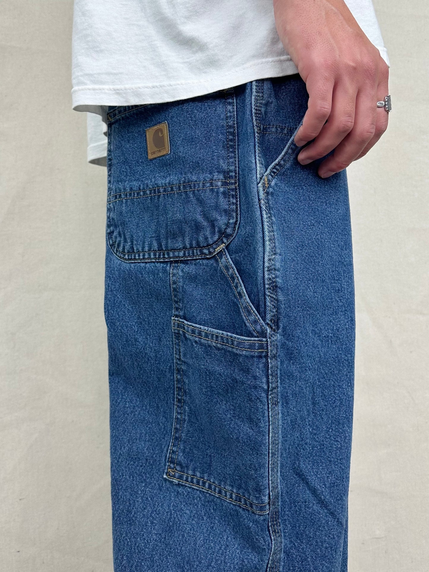 90's Carhartt Vintage Carpenter Jeans Size 35x32