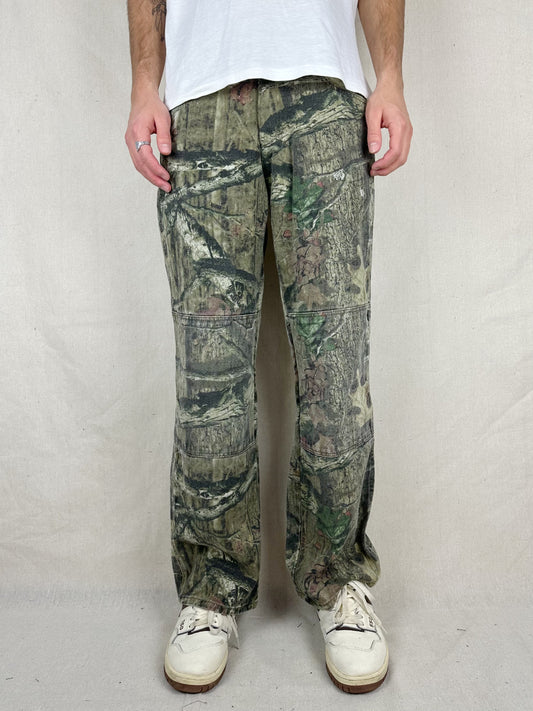90's Realtree Camo Double Knee Vintage Jeans Size 31x31