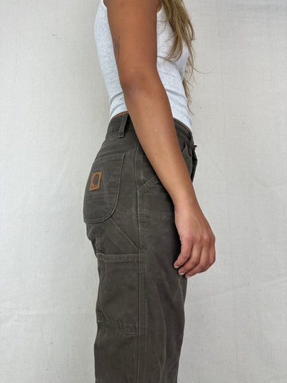 90's Carhartt Vintage Heavy Duty Carpenter Jeans Size 30x32