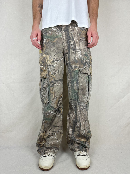 90's Realtree Camo Vintage Cargo Pants Size 32x31