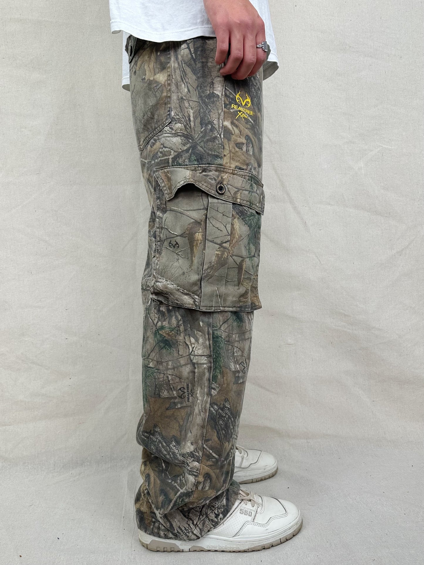 90's Realtree Camo Vintage Cargo Pants Size 38x32