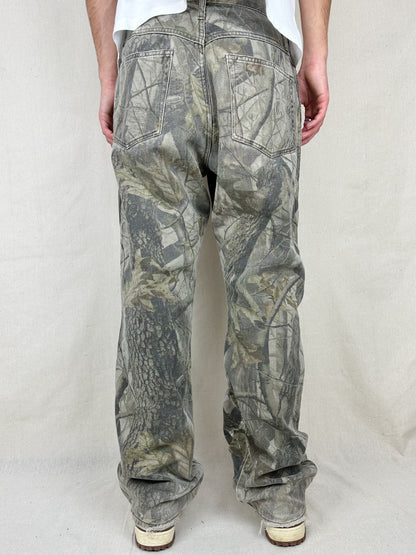 90's Realtree Camo Vintage Double Knee Jeans Size 36x32