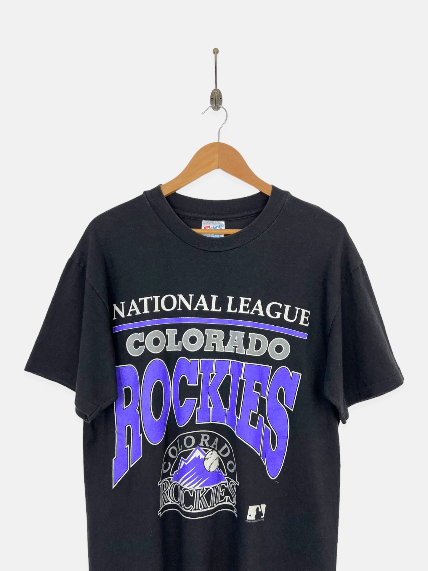 1992 Colorado Rockies MLB USA Made Vintage T-Shirt Size 12