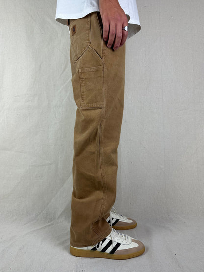 90's Carhartt Heavy Duty Vintage Carpenter Jeans Size 32x29