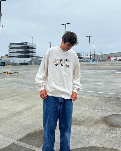 90's Jackson Hole USA Made Embroidered Vintage Sweatshirt Size L
