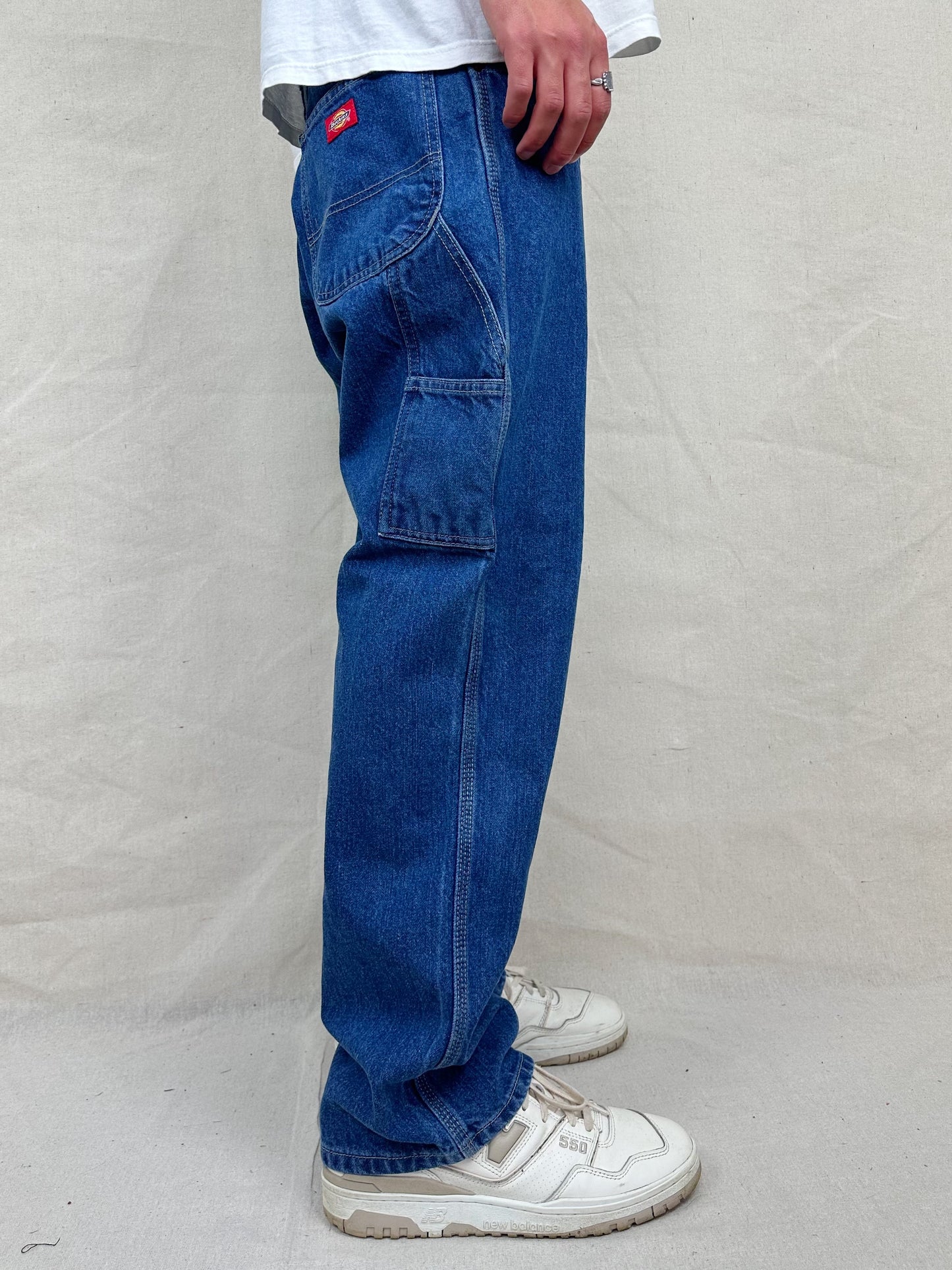 90's Dickies Heavy Duty Vintage Carpenter Jeans Size 32x31