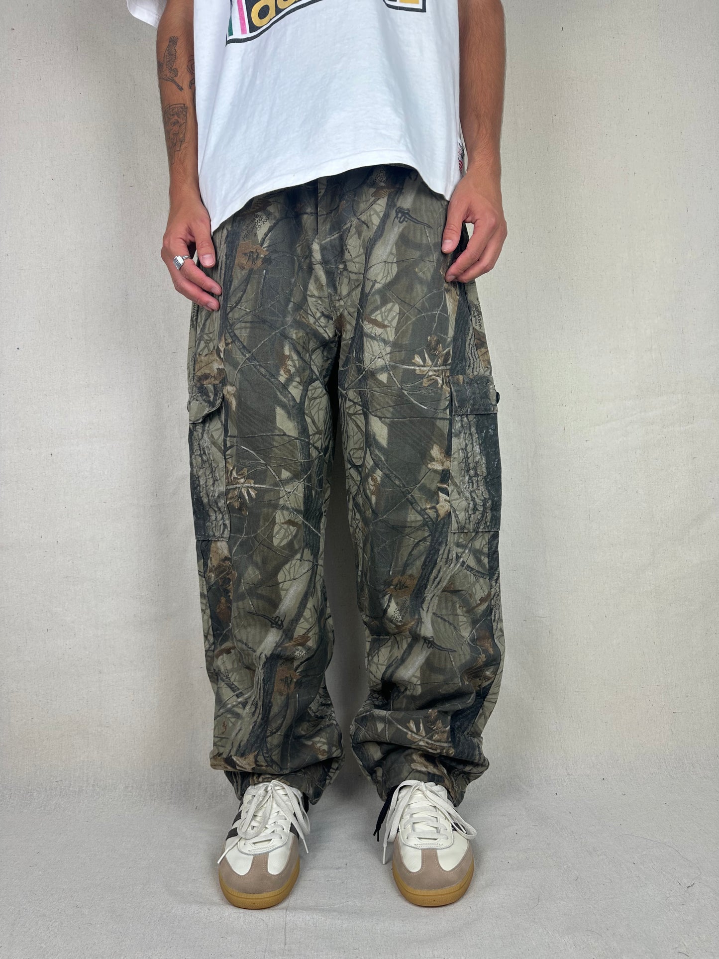 90's Realtree Camo Vintage Cargo Pants Size 40x32