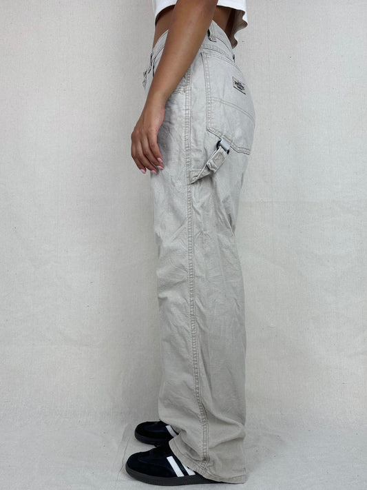 90's Lee Dungarees Vintage Carpenter Pants Size 32x33