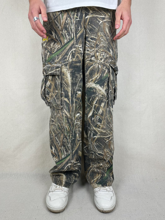 90's Realtree Camo Vintage Cargo Pants Size 32x31