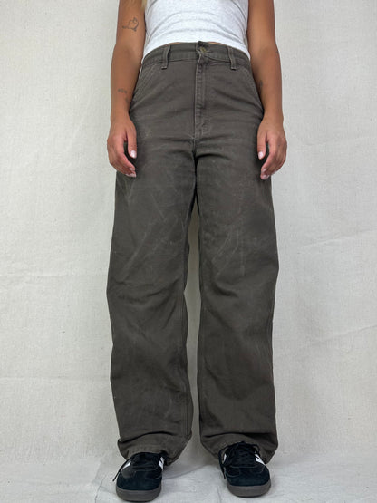 90's Carhartt Vintage Heavy Duty Carpenter Jeans Size 30x32