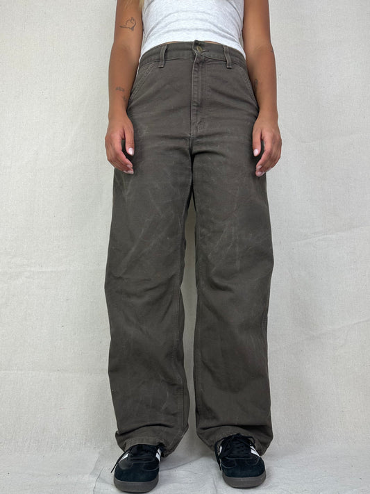 90's Carhartt Vintage Heavy Duty Carpenter Jeans Size 30x32