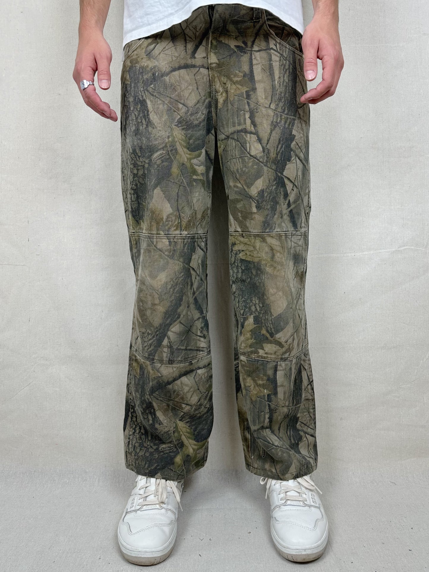 90's Realtree Camo Double Knee Vintage Jeans Size 32x29