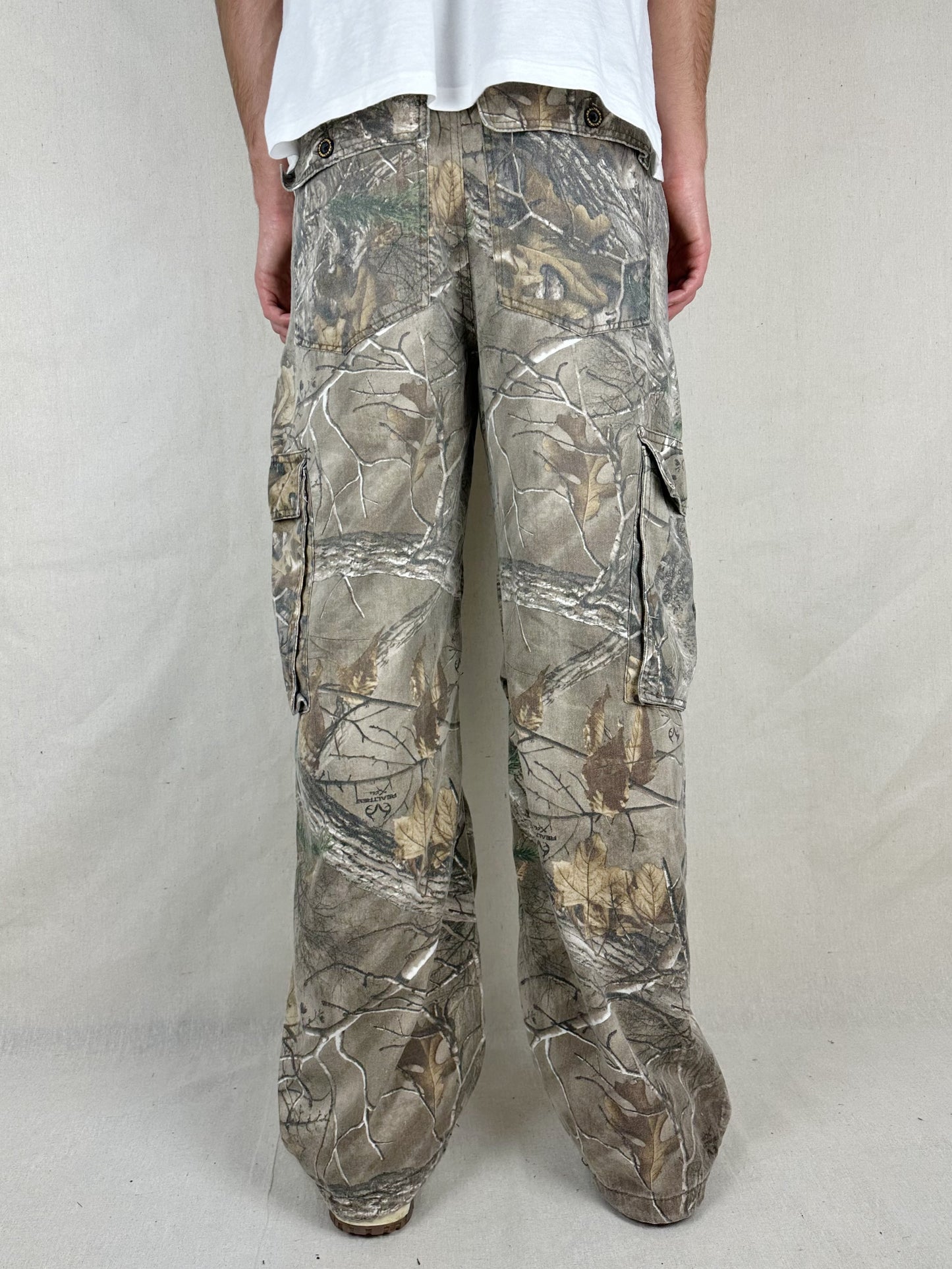 90's Realtree Camo Vintage Cargo Pants Size 32x31