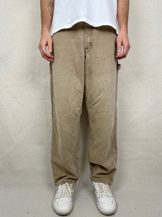 90's Lee Vintage Carpenter Jeans Size 34x32