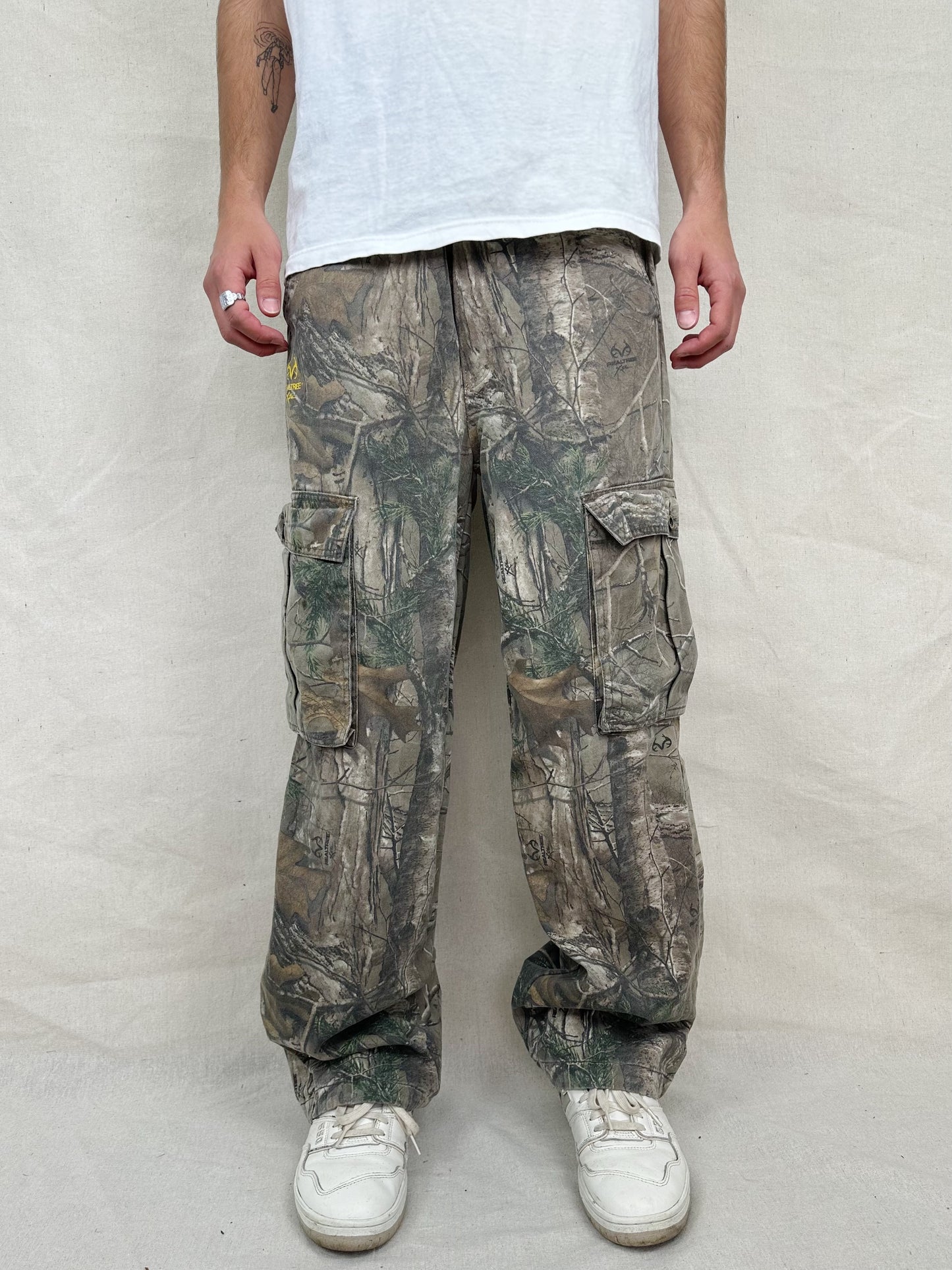 90's Realtree Camo Vintage Cargo Pants Size 38x32