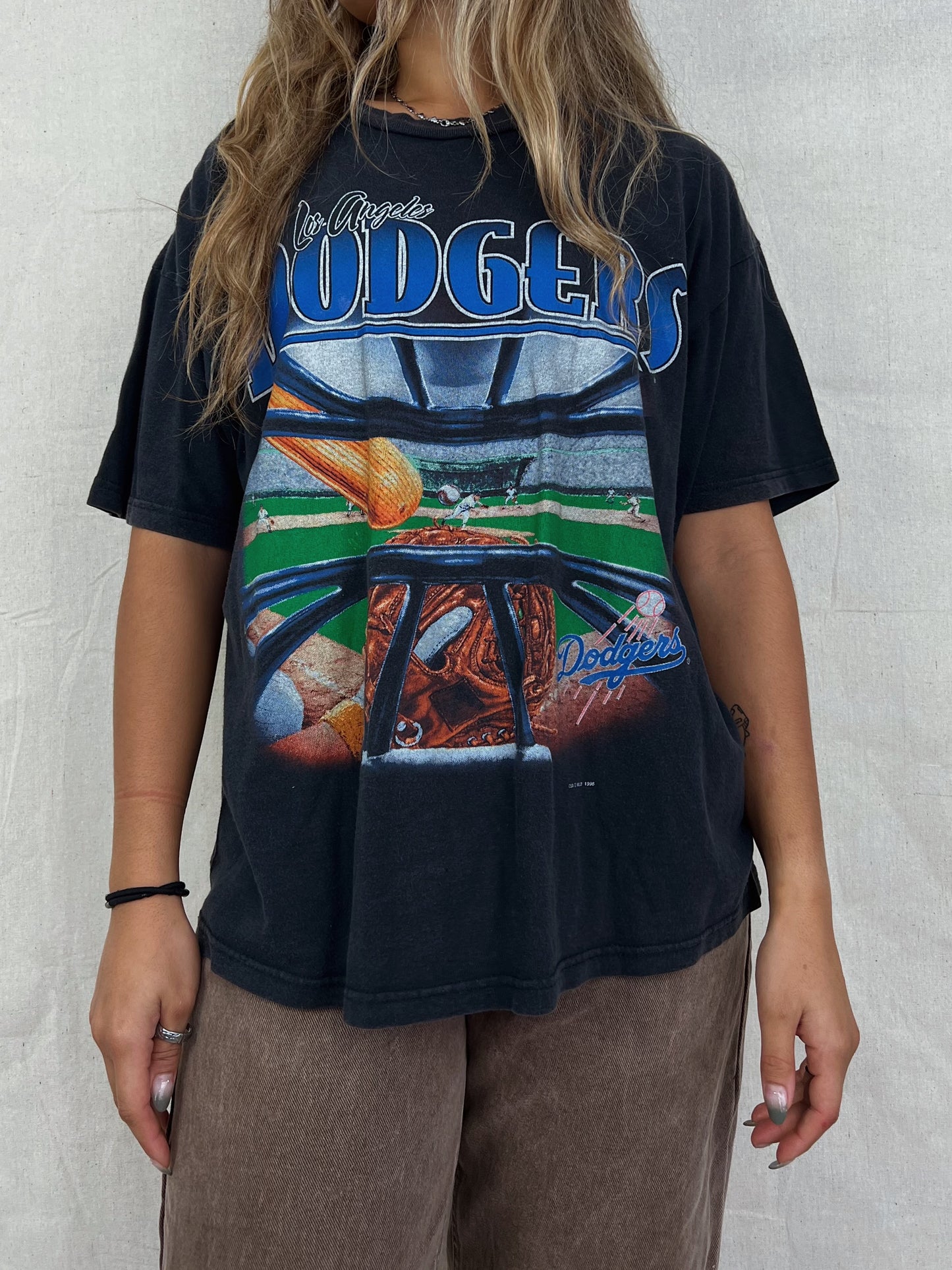 1996 LA Dodgers MLB Vintage T-Shirt Size 14-16
