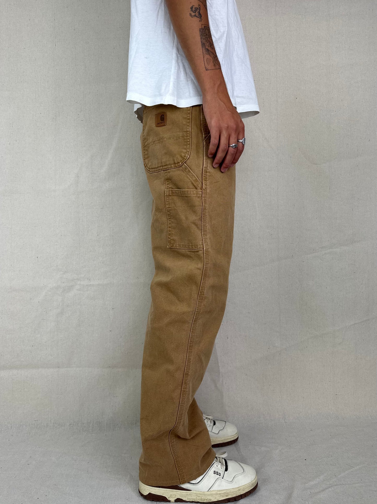 90's Carhartt Vintage Heavy Duty Carpenter Jeans Size 32x30