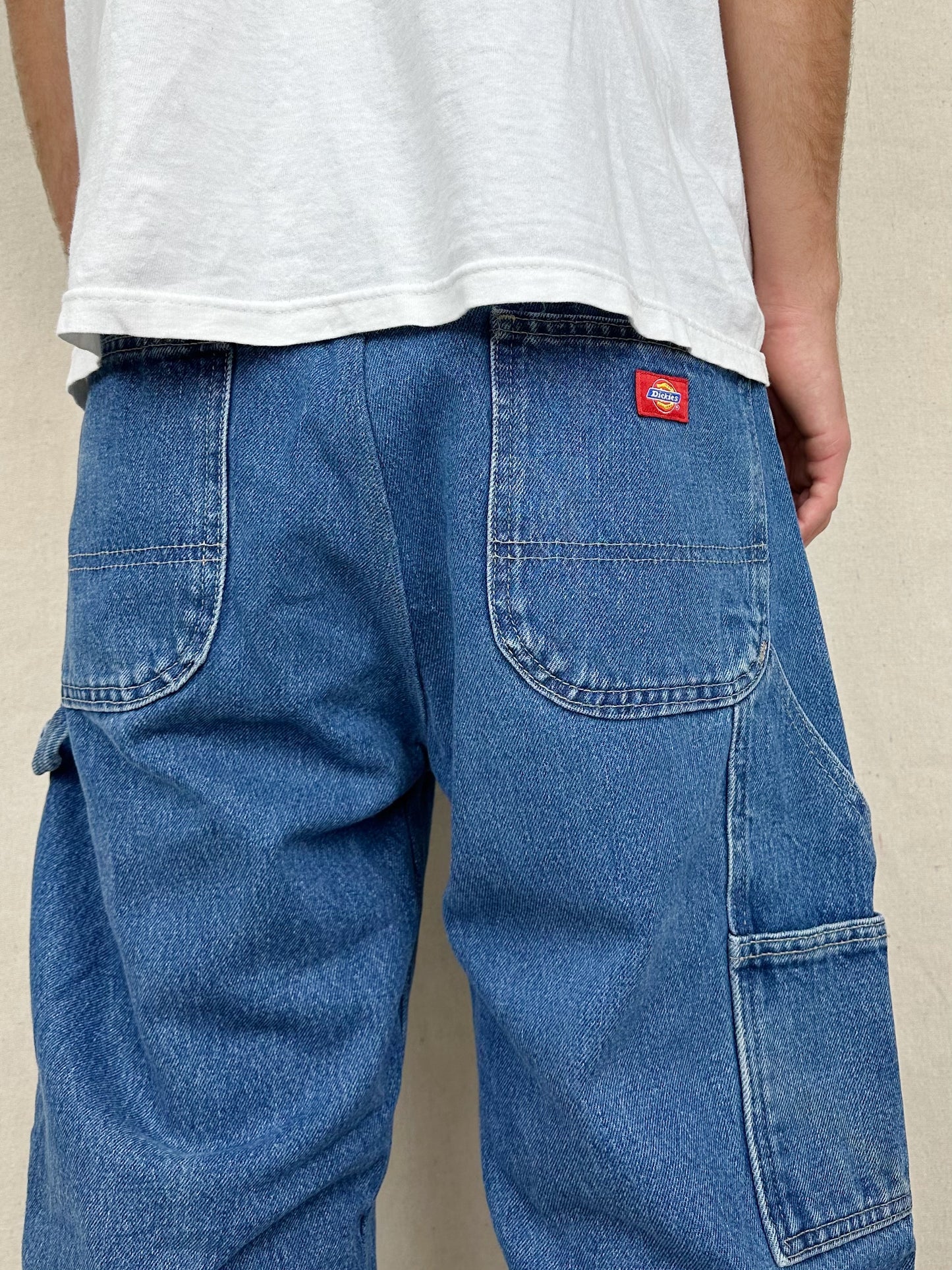 90's Dickies Heavy Duty Vintage Carpenter Jeans Size 35x32