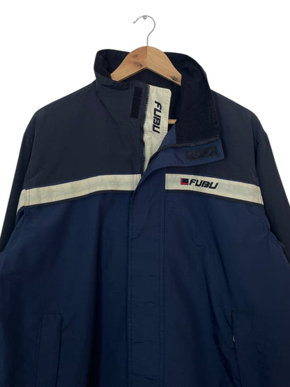 90's Fubu Embroidered Vintage Hooded Jacket Size L