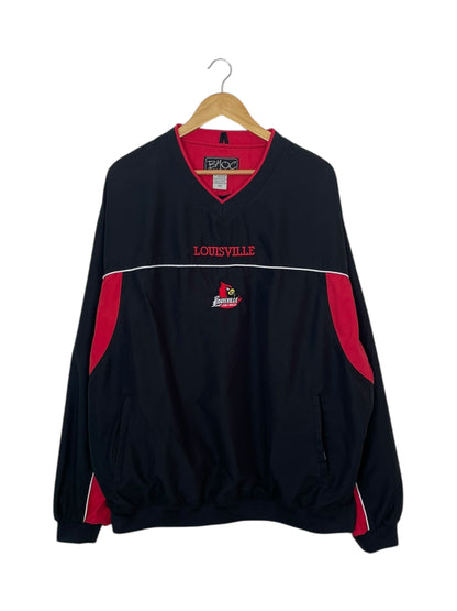 90's Louisville Cardinals Vintage Pull-over Jacket Size 2XL