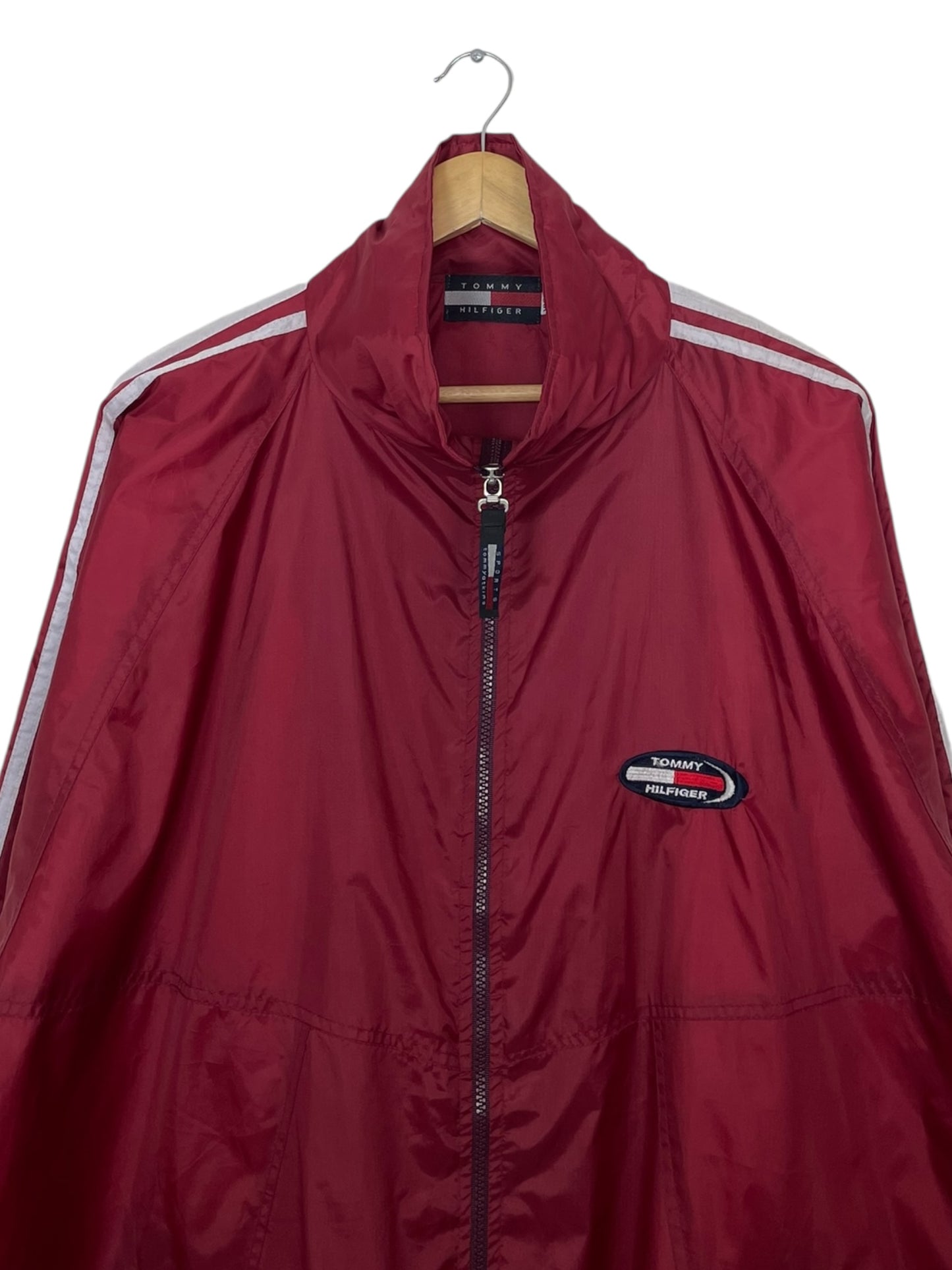 90's Tommy Hilfiger Embroidered Vintage Light Jacket Size 3XL