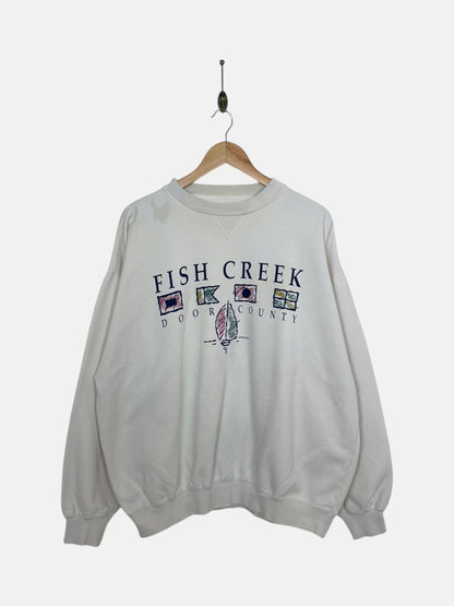 90's Fish Creek Vintage Sweatshirt Size XL