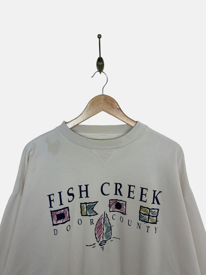 90's Fish Creek Vintage Sweatshirt Size XL