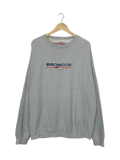 90's Broncos Embroidered Vintage Sweatshirt Size 2XL-3XL