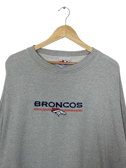90's Broncos Embroidered Vintage Sweatshirt Size 2XL-3XL