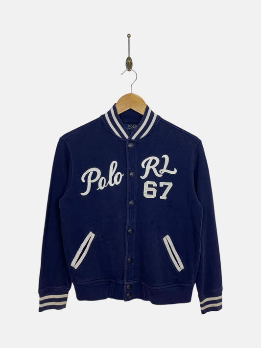 90's Polo Ralph Lauren Varsity Vintage Sweatshirt Jacket Size XS