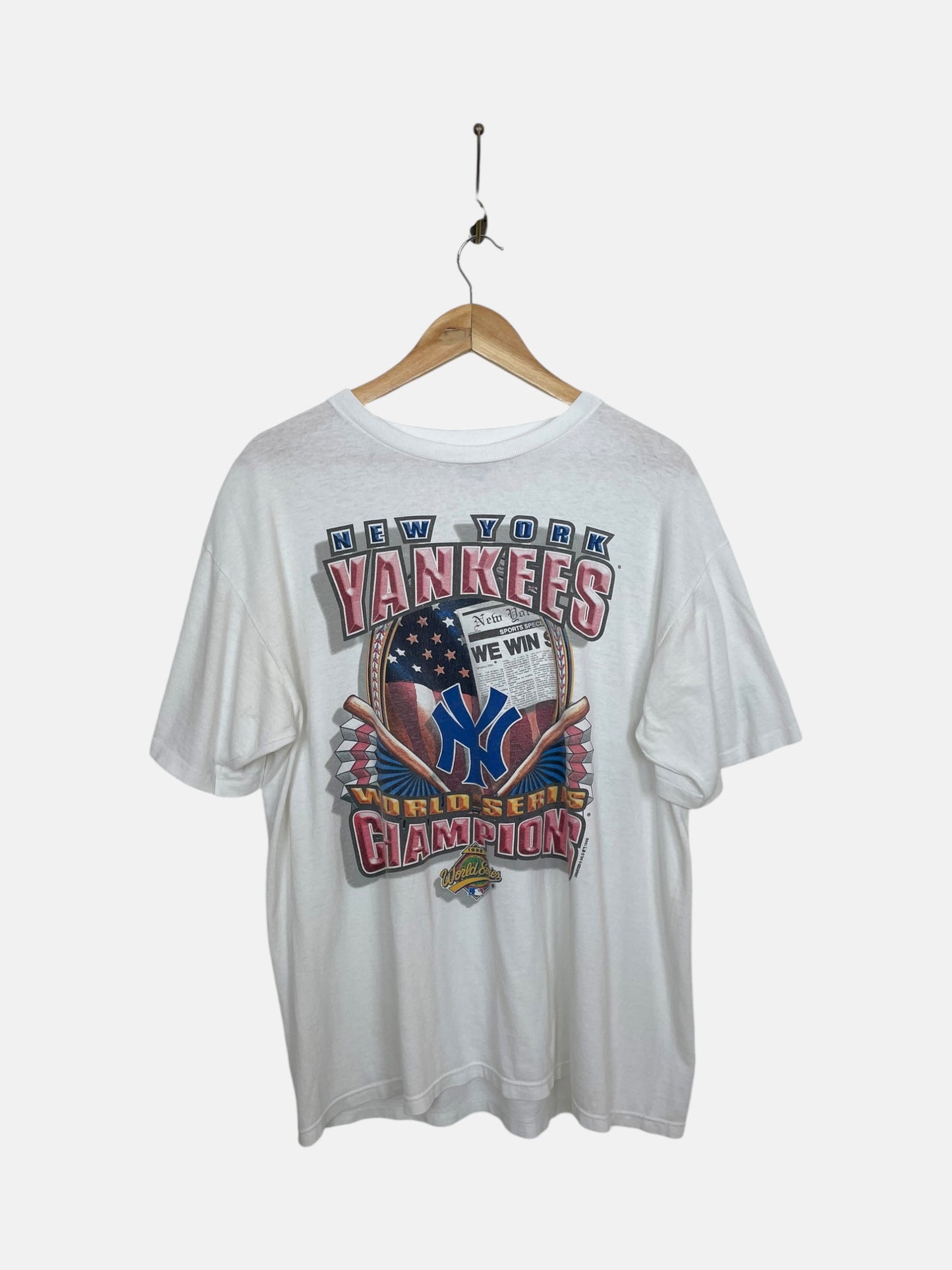 90's New York Yankees World Series Vintage T-Shirt Size L