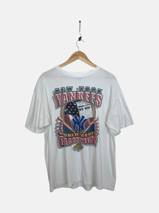 90's New York Yankees World Series Vintage T-Shirt Size L