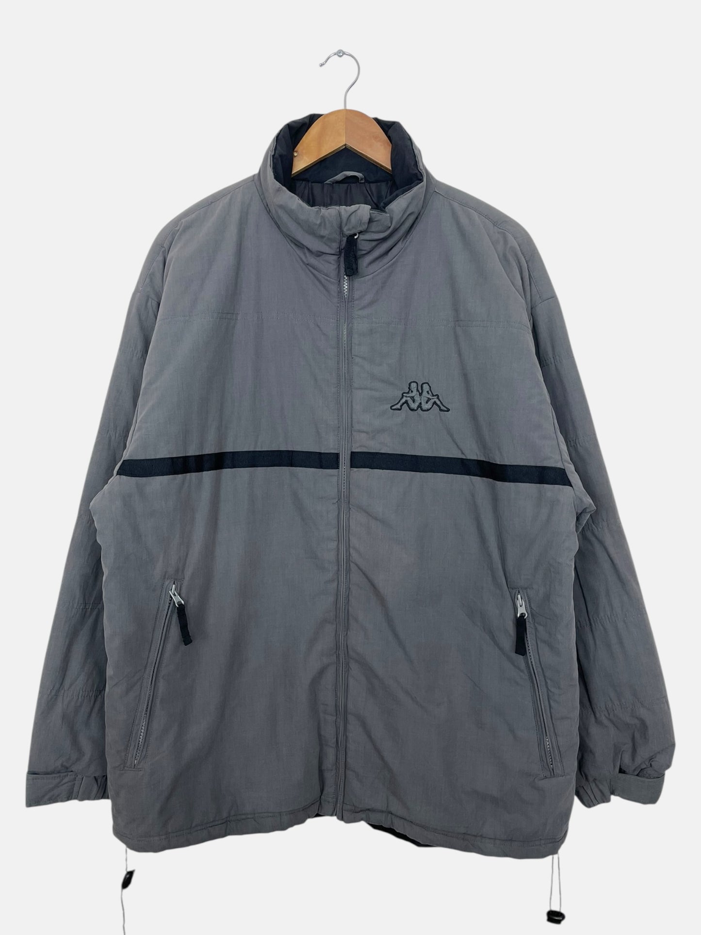 90's Kappa Embroidered Vintage Lined Jacket Size XL