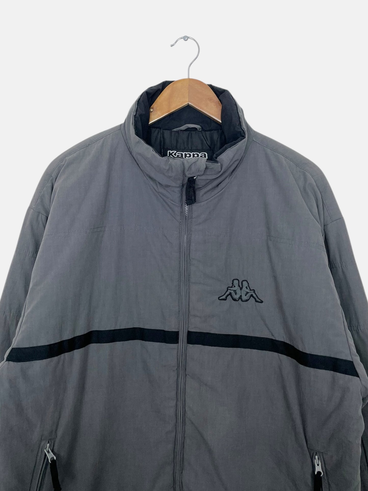 90's Kappa Embroidered Vintage Lined Jacket Size XL