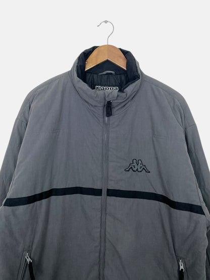 90's Kappa Embroidered Vintage Lined Jacket Size XL
