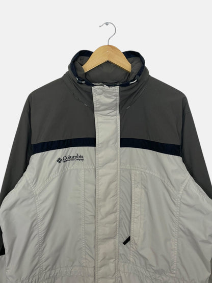 90's Columbia Embroidered Vintage Hooded Jacket Size XL