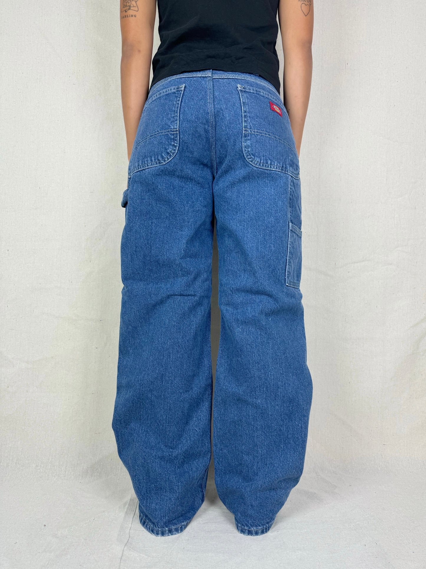 90's Dickies Heavy Duty Vintage Carpenter Jeans Size 30x30