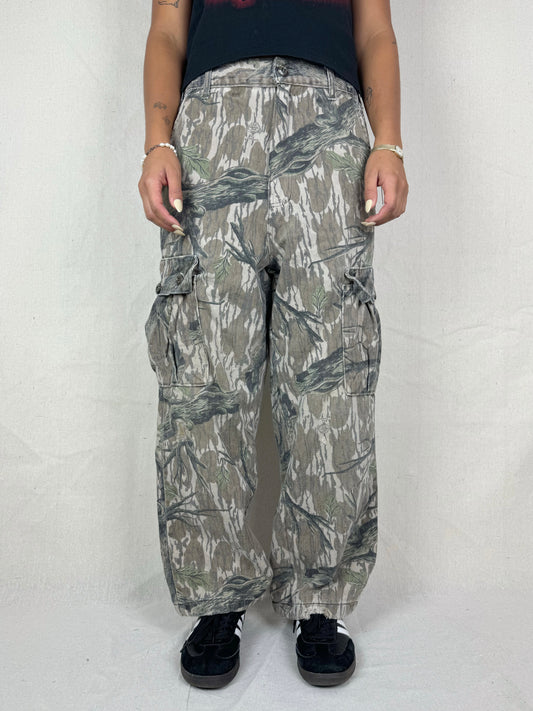 90's Realtree Camo Vintage Cargo Pants Size 31x27