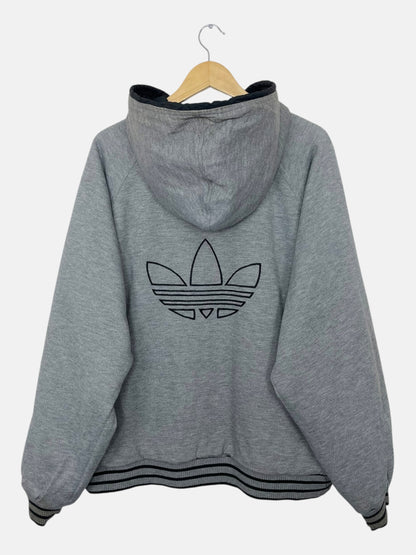 90's Adidas Embroidered Vintage Reversible Jacket Size XL-2XL