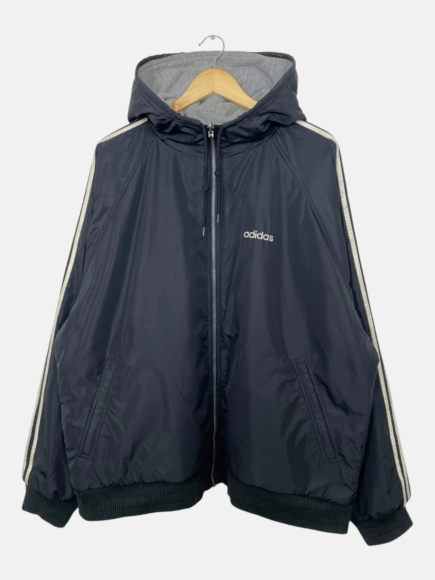 90's Adidas Embroidered Vintage Reversible Jacket Size XL-2XL