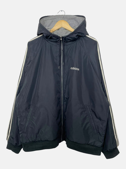 90's Adidas Embroidered Vintage Reversible Jacket Size XL-2XL