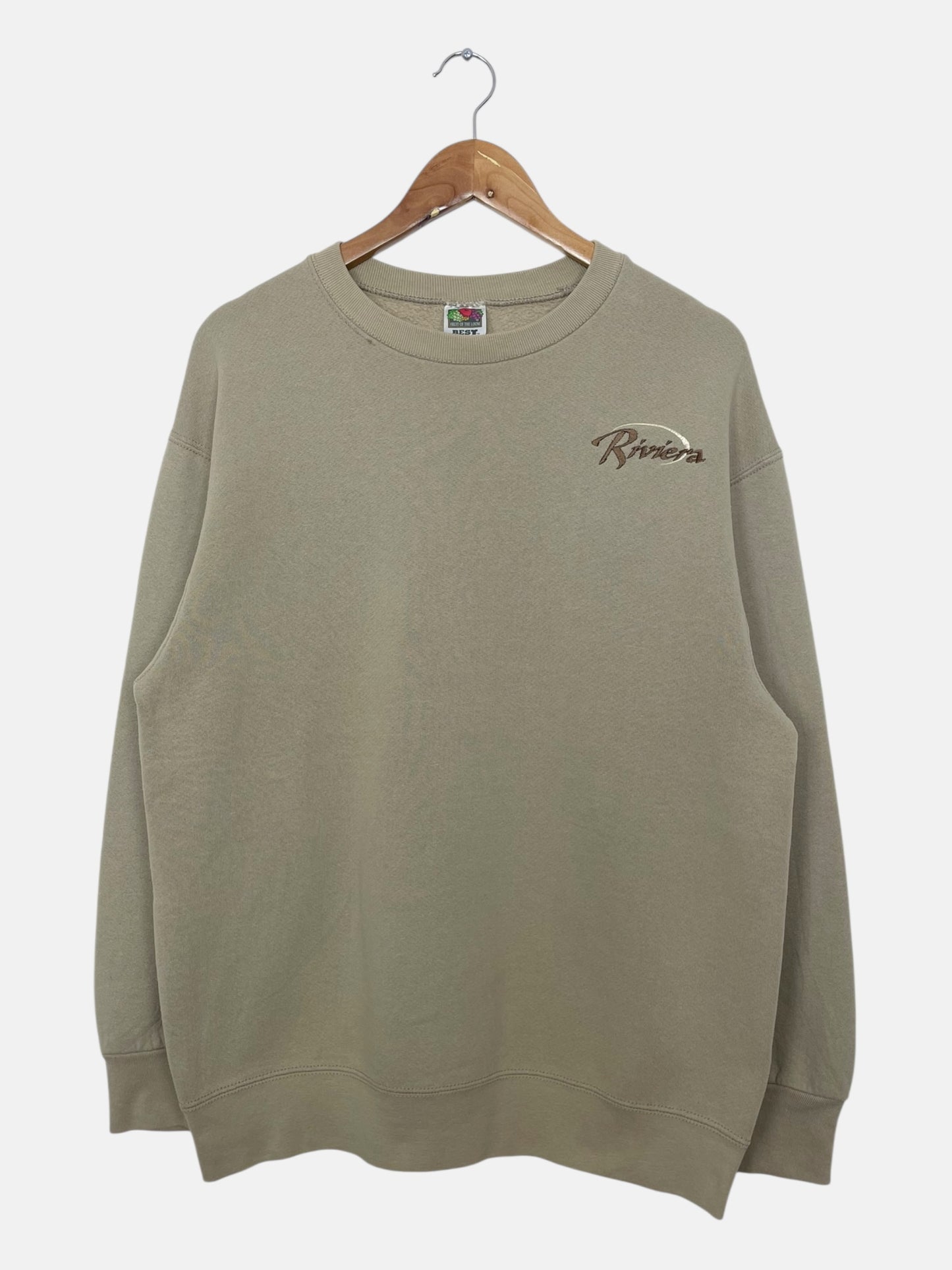 90's Riviera Embroidered Vintage Sweatshirt Size L