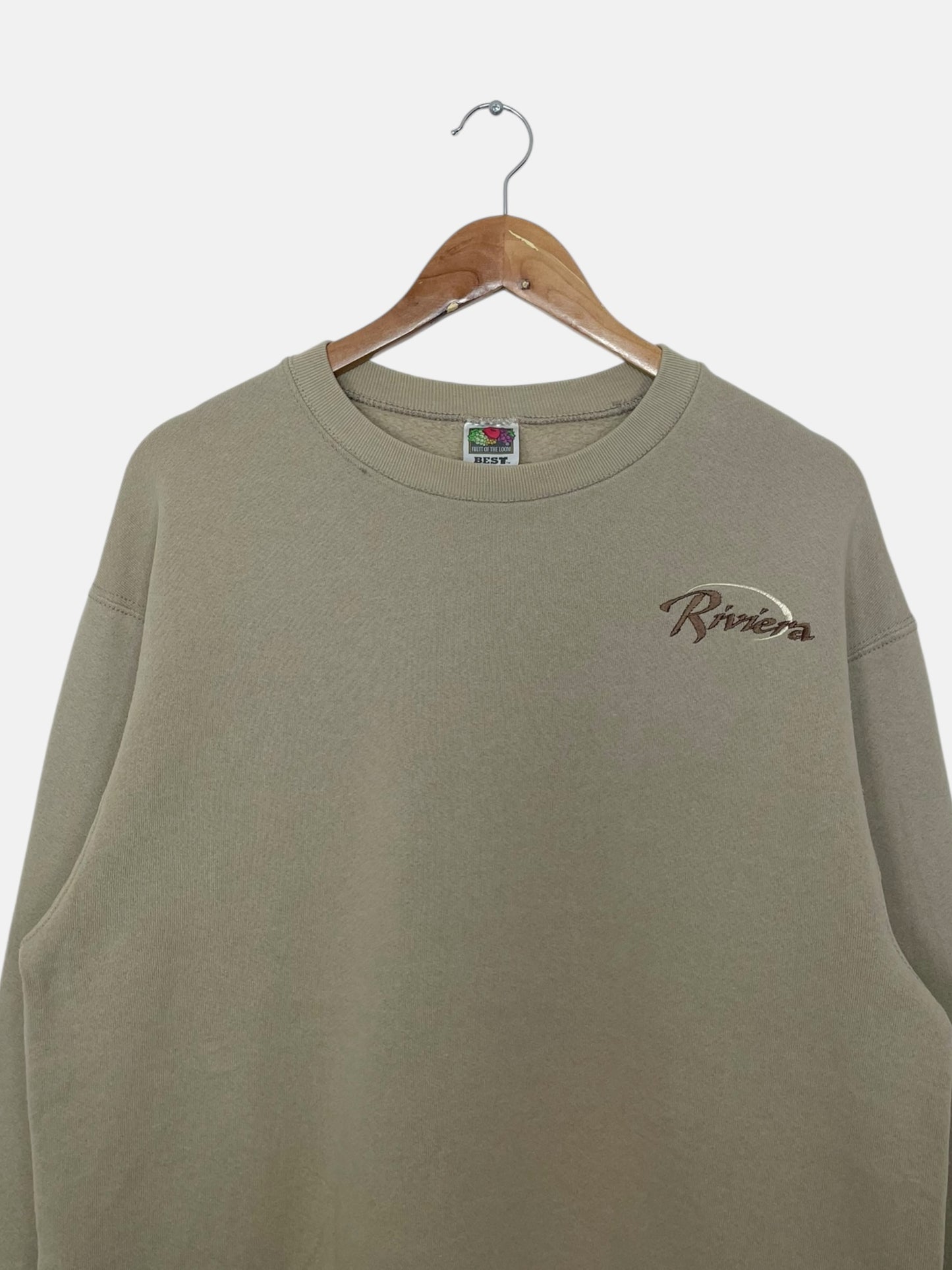 90's Riviera Embroidered Vintage Sweatshirt Size L