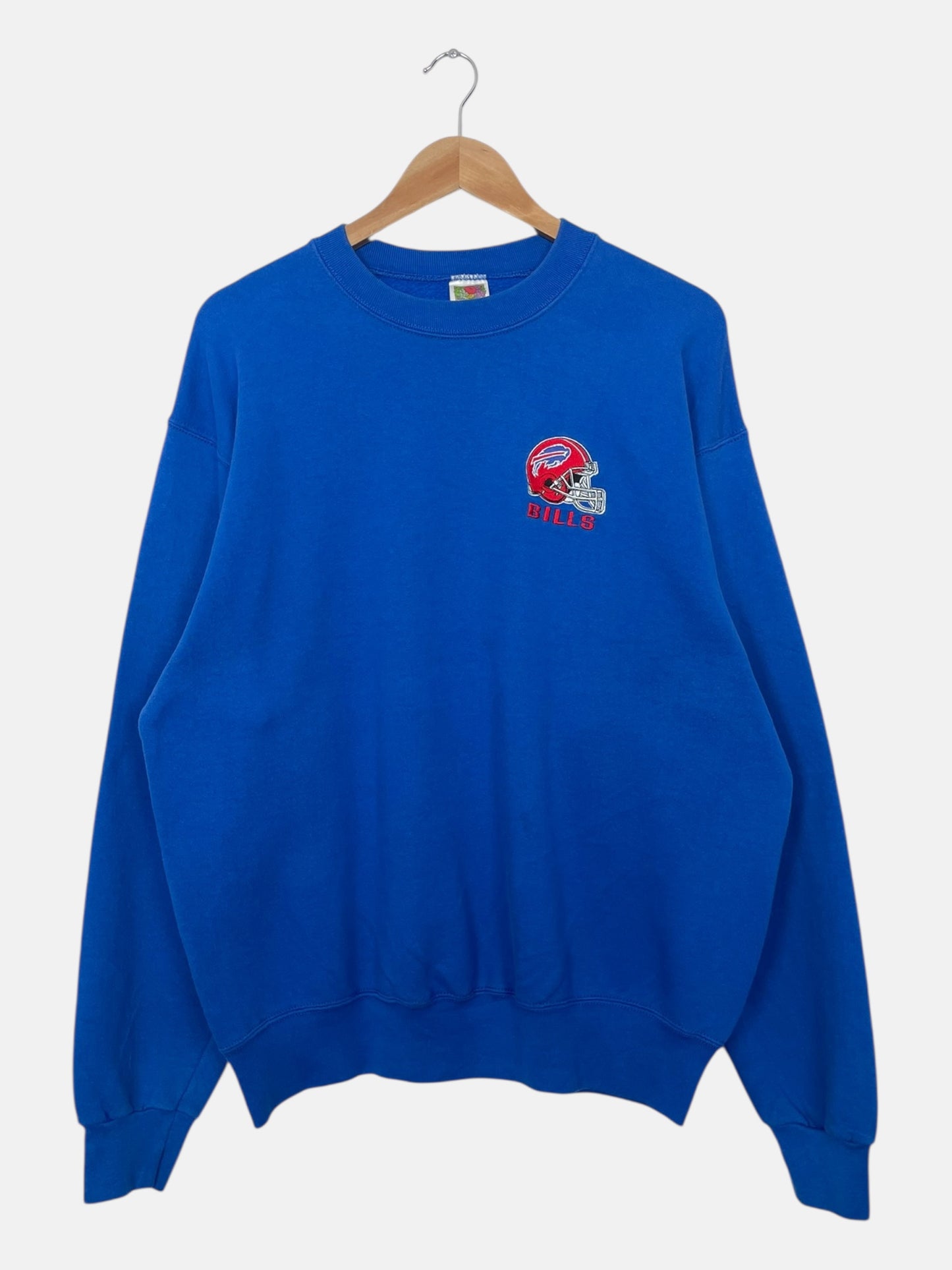 90's Bills Embroidered Vintage Sweatshirt Size XL