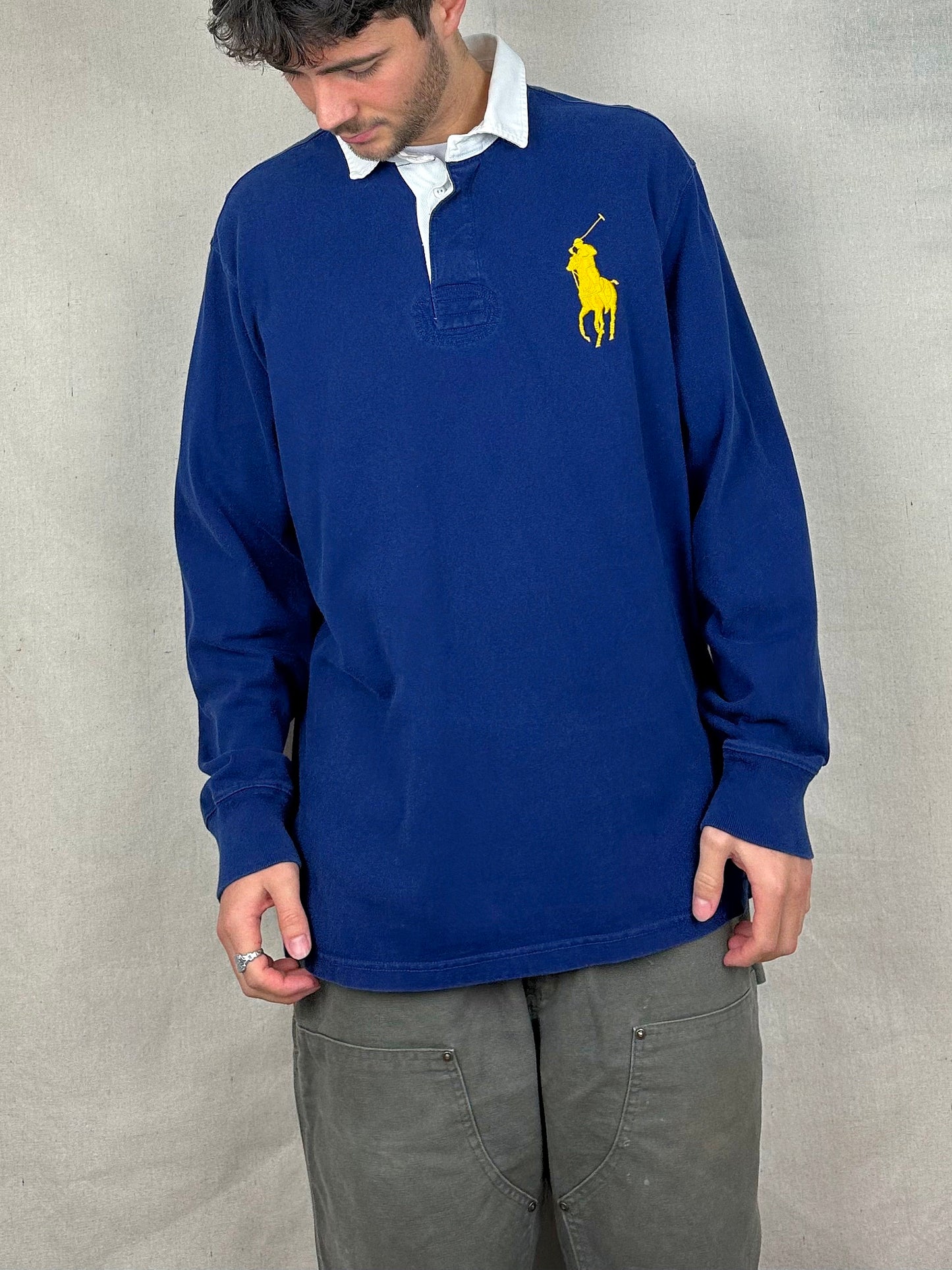 90's Ralph Lauren Embroidered Vintage Longsleeve Polo Size XL-2XL