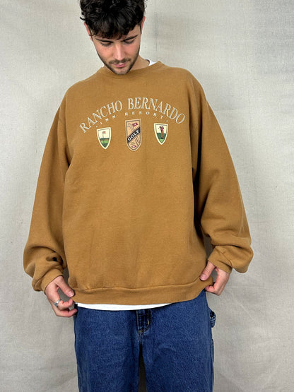 90's Rancho Bernardo Vintage Sweatshirt Size 2-3XL