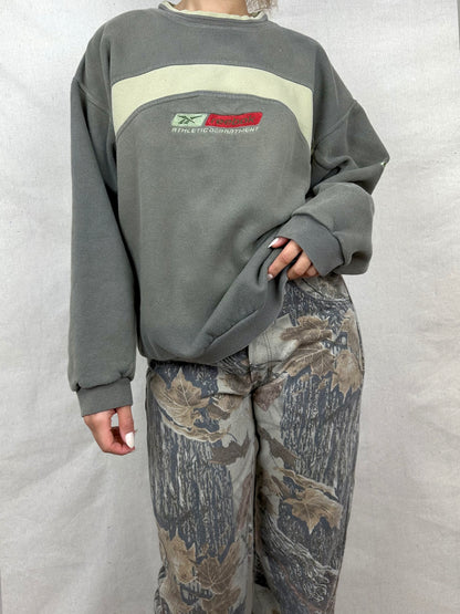 90's Reebok Embroidered Vintage Sweatshirt Size 14
