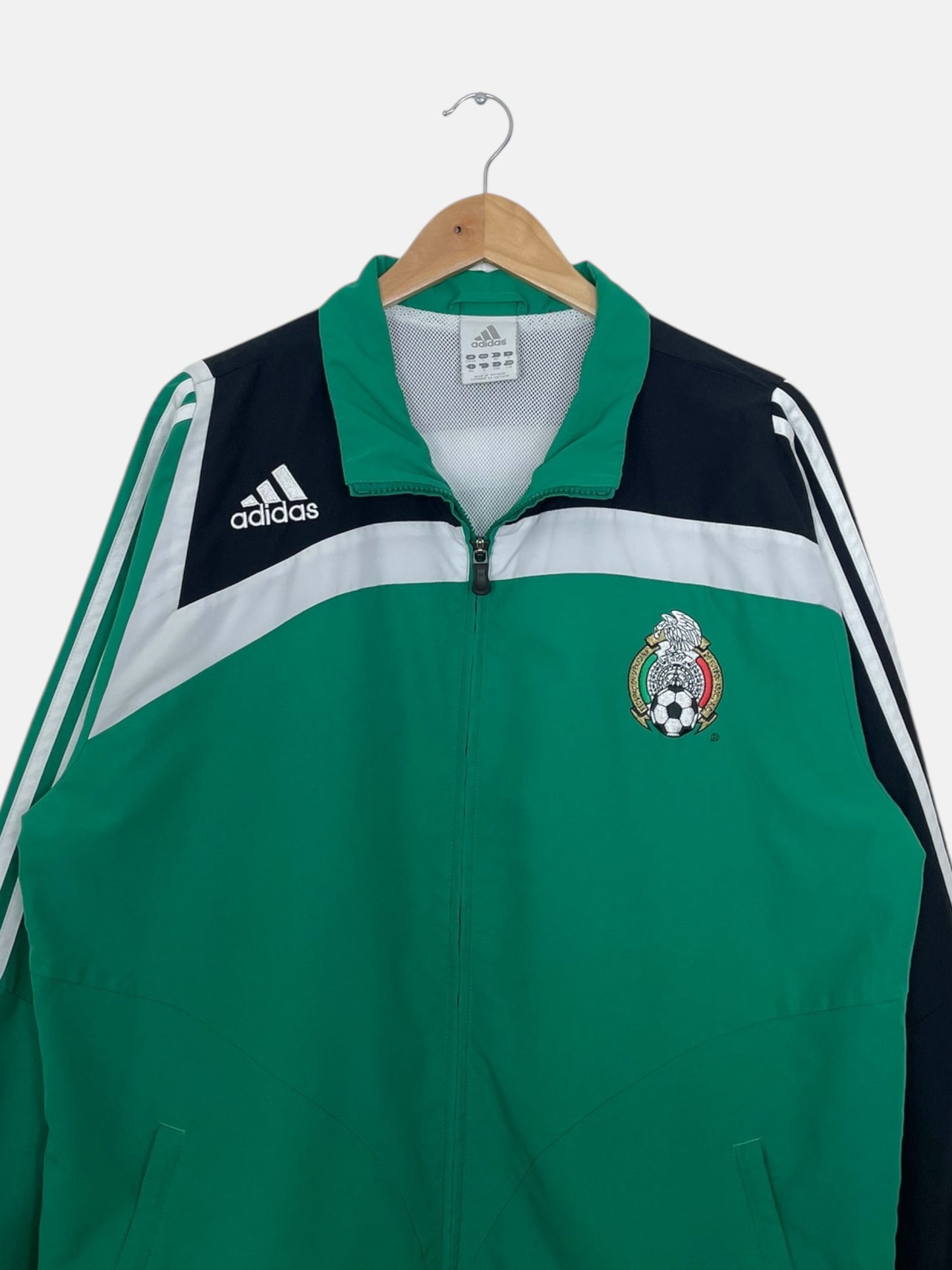 90's Adidas Mexico Football Embroidered Vintage Jacket Size L-XL