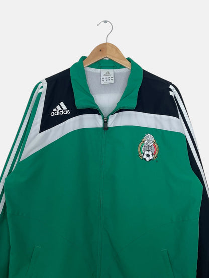 90's Adidas Mexico Football Embroidered Vintage Jacket Size L-XL